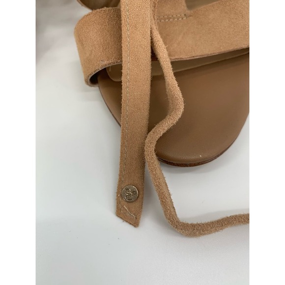 HOST PICK!! Sam Edelman Camel Suede Yarina Caged Strappy Sandal Size 8.5 - Picture 6 of 12